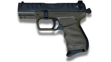 Walther Pd380 .380acp Blued Fs 9rd Military Polymer Grips