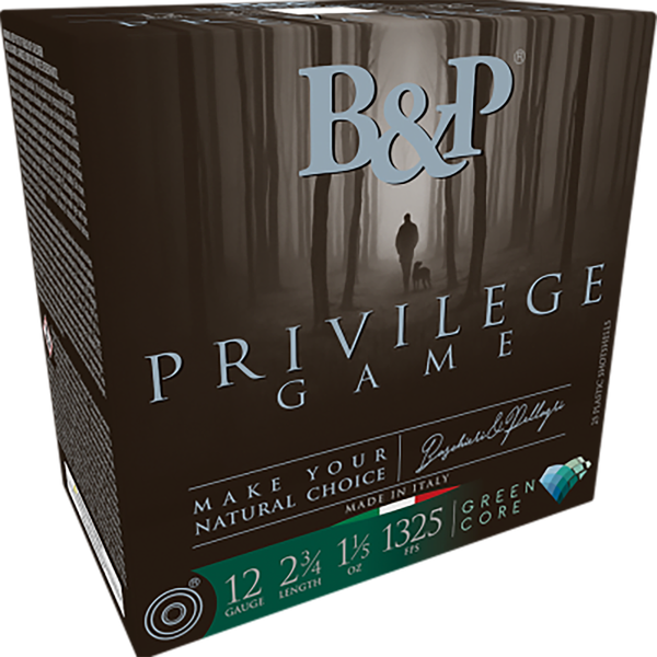 B&p Ammunition Privilege Game 12b15pg7 12g 1 1/5 Oz Gc 25/10