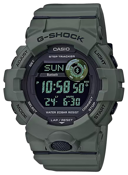 G-shock/vlc Distribution G-shock Gshock Gbd800uc3  Tactical Move Power Trnr Grn