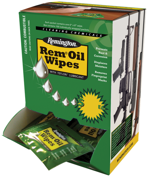 Remington Accessories Rem Oil 18471 Rem-oil  Wipes Indivdually Packed 300ct