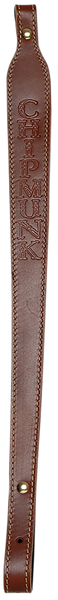 Crickett Chipmunk 80021  Logo Leather Sling Brn