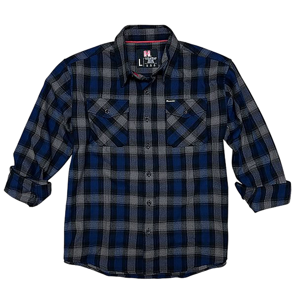 Horizon Design Flannel Shirt Hdesign 32204  Hornady L/s Xl Navy