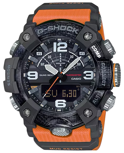 G-shock/vlc Distribution G-shock Gshock Ggb1001a9  Tactical Mudmaster Orn/blk