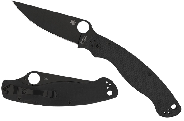 Spyderco Military 2 Spy C36gpbk2  Black G-10 Reveal 13