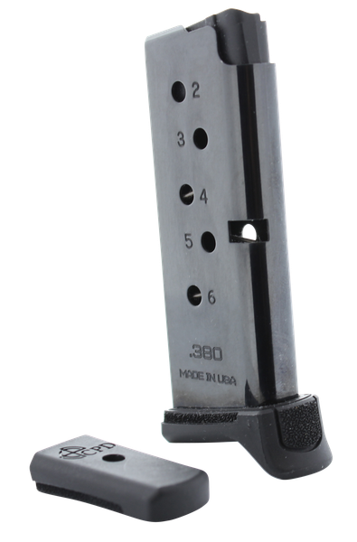 Cpd Magazine Ruger Lcp  .380acp 6rd Gloss Black
