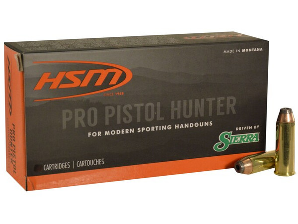 HSM PRO PISTOL 44MAG 240GR JHC 50/10