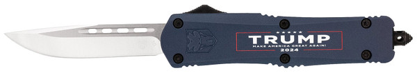 Cobra Tec Knives Llc Fs3 Mtrp24bludns  Trump 2024 Drop Point Blue