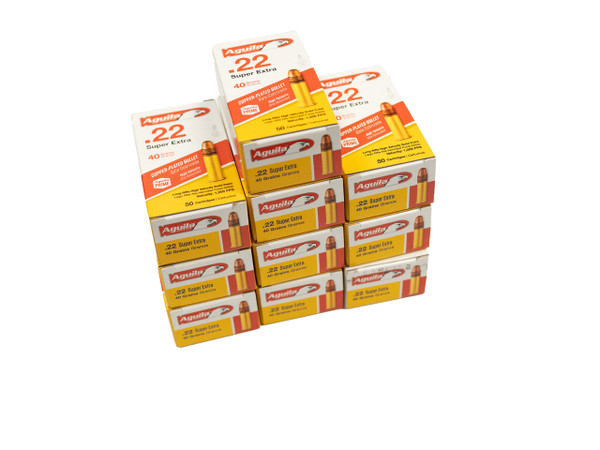 Aguila Hi Velocity .22 LR 40gr CPSP  500 Rounds