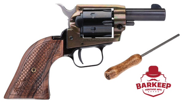 Heritage Mfg Barkeep Her Bk22ch3wbrn10 22lr 3 6r Blk/scr