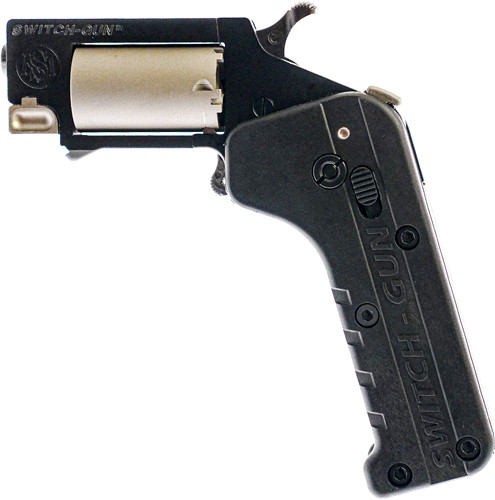 Standard Manufacturing Switch Gun 22 Mag 0.88" 5 Shot Blued Can Be Folded
