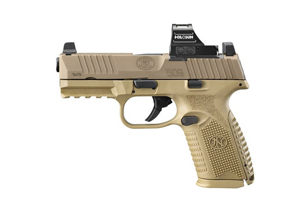 Fn 509 M Mrd 9mm Nms Ns W/ Holosun 407c 2 10rd Mags Fde