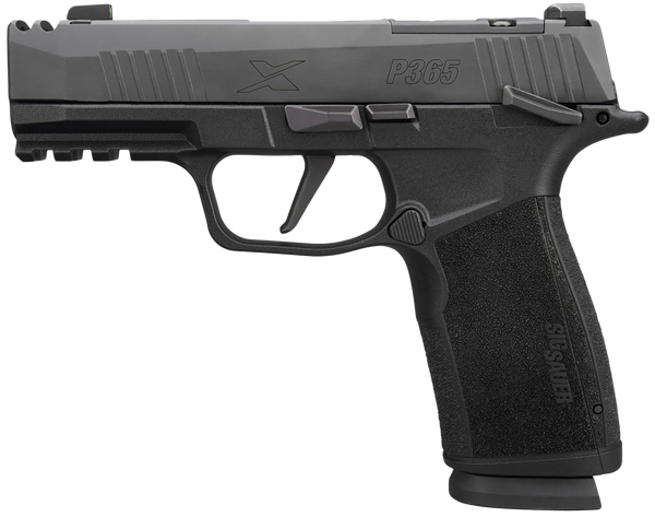 Sig P365x Macro 9mm 3.1" Comp - Xray-3 Or (2)10rd Blk Ca Comp