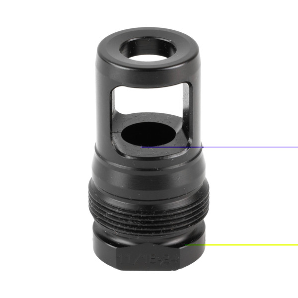 Dead Air Armament Xemax, Deadair Da152 Xemax Muzzle Brake 11/16-24, .45 Cal