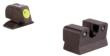 Trijicon Beretta 92/96A HD Night Sight Set  Yellow Front Outline