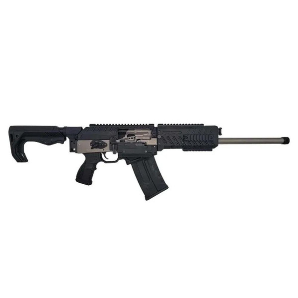 Fostech Origin 12 Gen 2 Shotgun ga 5rd Magazine 18.5" M22 X .75 6G Threaded Barrel Black Nickel