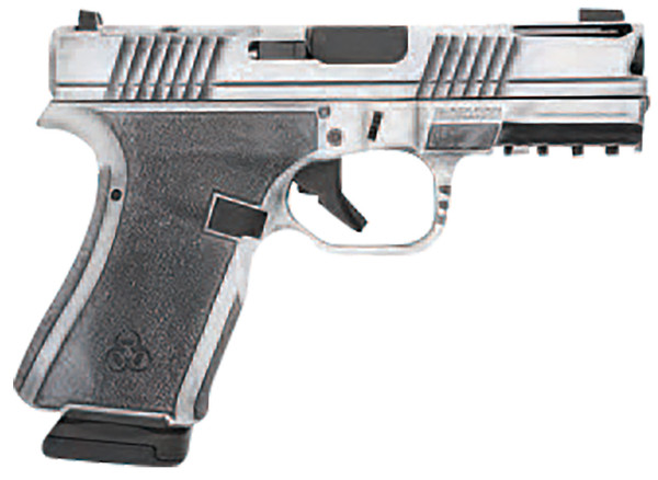 Black Rain Bro Flp 9mm wb Frontline+ 9 4" Wh/bw 15+1