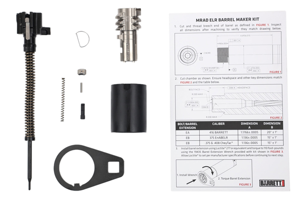 Barrett Mradelr Barrel Barr  19436 Maker Kit 375ena