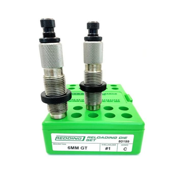 Redding 6mm GT Full Length Die Set for Bottleneck Cases
