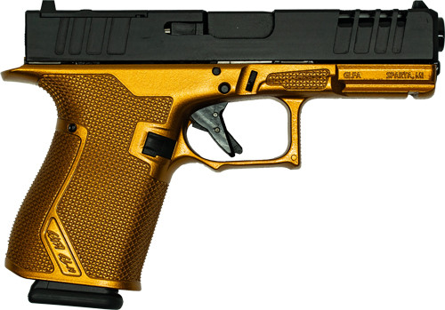 Glfa 19 Striker 9mm 4" 15 Shot Blk Slide Galaxy Copper Frame