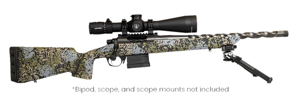 Horizon Firearms RF006P221816T12 Vandal X 22 Creedmoor 18" Black Fluted Threaded Barrel, Iota Eko X Stock