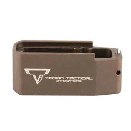 Taran Tactical Innovation, PMAG +5 Base Pad for AR10, 308 - Coyote Bronze Finish