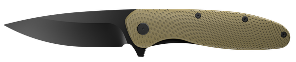 Outdoor Edge Viddux Non Razor  Folder 3" Green/black