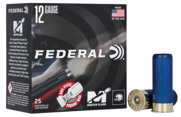 FEDERAL 12 GA, 2-3/4in. 1 1/8oz. #7.5 Shot [MPN: MC12HC75] - 25 rounds (HDCP)
