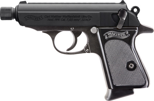 Walther PPK SD 32acp, 3.30" Barrel, 7 rnd - Black [MPN:4796061]