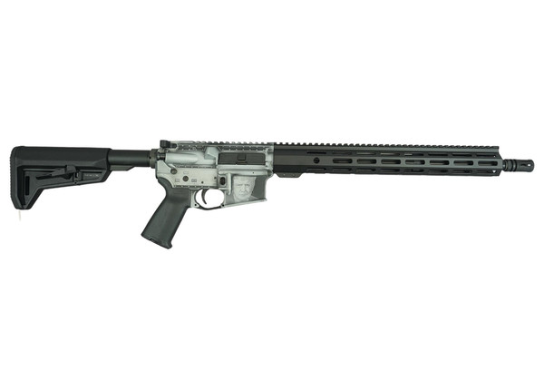 Shark Coast Trump 2.0 5.56 mm, 16" Barrel, 30 rnd - Distressed Silver Black [MPN:300134100004-1]