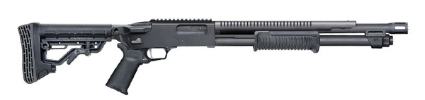 Mossberg 590R 12 GA, 3" Chamber, 18.5" Barrel, 6 rnd - Black [MPN:50761]