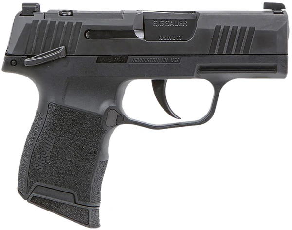 SIG P365 9mm, 3.1" Barrel, Optics Ready, Manual Safety, 10 rnd - Black [MPN:W365-9-BXR3P-MS]