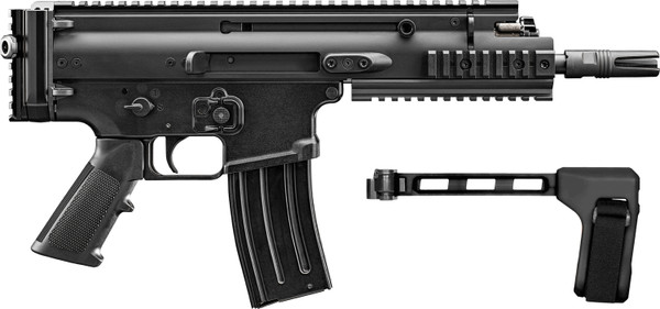 FN SCAR 15P 5.56x45mm, 7.50" Barrel, SB Tactical Brace, 10 rnd - Black [MPN:38101884]