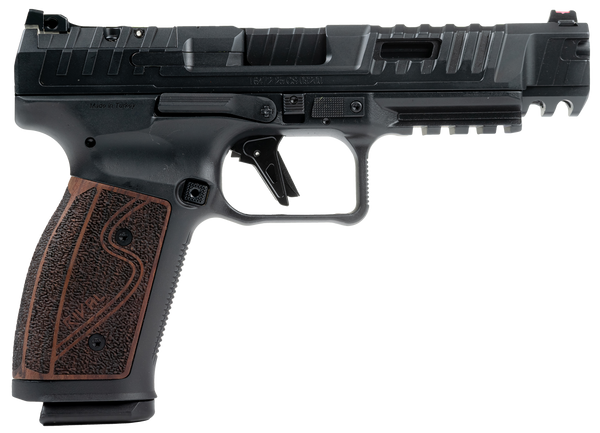 Canik SFx Rival-S 9mm, 5" Barrel, Optic Ready, Rosewood Grip, 18 rnd - Black [MPN:HG7010R-N]