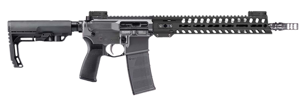 Patriot Ordnance Factory P-15 300 BLK, 13.75" Pinned Barrel, 30 rnd - Tungsten [MPN:02430]
