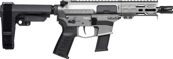 CMMG Banshee FE MKG .45 ACP, 5"Threaded Barrel, CMMG RipBrace, 13 rnd - Titanium [MPN:45A150FTNG]