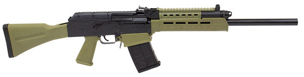 JTS M12AK 12 GA, 3" Chamber, 18.7" Barrel, 5 rnd - ODG/Black [MPN:M12AK-T1A-GR]