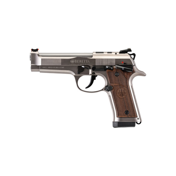 Beretta 92X Performance Defensive 9mm, 4.9" Barrel, Optic Ready, 15 rnd - Stainless/Walnut [MPN:SPEC0746A15]