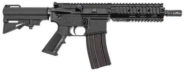 DPMS KITTY CAT 5.56mm, 7.5" Barrel, A4 QUAD RAIL, 30 rnd - Black [MPN:DP51655207131]