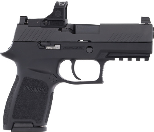 Sig Sauer P320 Compact RS 9mm, 3.9" Barrel, Romeo-RS Pro, 15 rnd - Black [MPN:320C-9-BSSP-RS]