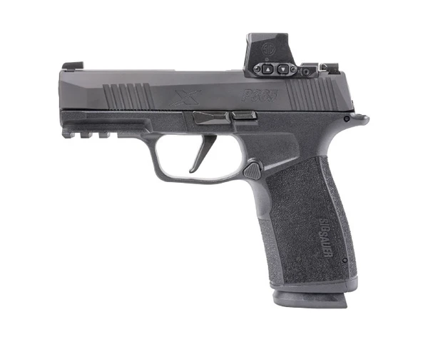 SIG SAUER OFF-DUTY P365 X-MACRO 9mm, 3.7" Barrel, ROMEO-X, 17 rnd - Black [MPN:W365XCA9BXR3PRXE]