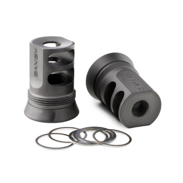 Banish Suppressors 4673 - Muzzle Brake 30 gold/46 5/8x24