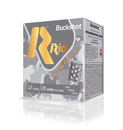 RIO ROYAL BUCK 12GA, 2.75in. 4 BUCK Shot,  - 25 rounds [MPN: RB122725]
