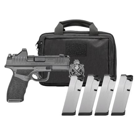 Springfield Hellcat Pro Comp, Osp, 9mm, 3.7" Barrel, 15/17 Rd, Gear [MPN: HCP9379BOSPCOMPPAC]