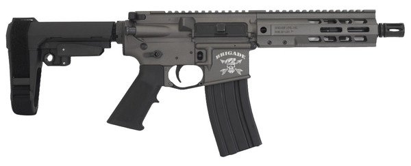 BRIGADE BM-15 5.56 Nato, 7.5" Barrel, SBA3 Barce, 30 rnd - Tungsten [MPN:A5617532M]