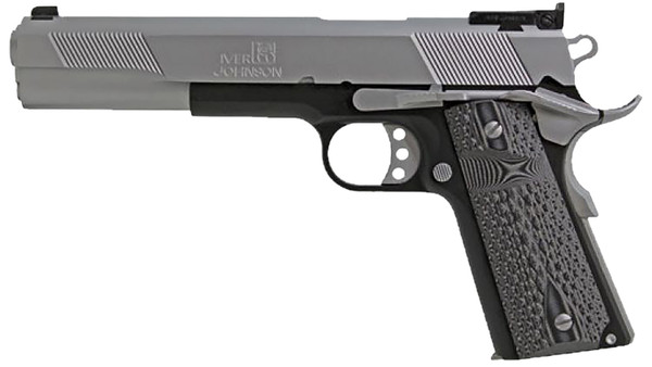 Iver Johnson Eagle XL 10mm, 6" Barrel, 15 rnd - Stainless/Black [MPN:EAGLEULTRAMARINE]