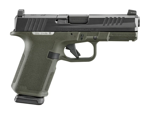Ruger RXM 9mm, 4" Barrel, Optic Ready, 15 rnd - OD/Black [MPN:19427]