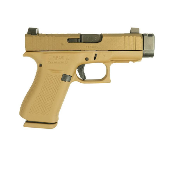 Glock 43X MOS 9mm, 3.4" Barrel, Comp, 10 rnd - FDE [MPN:UX4350201FR MODDTCP]