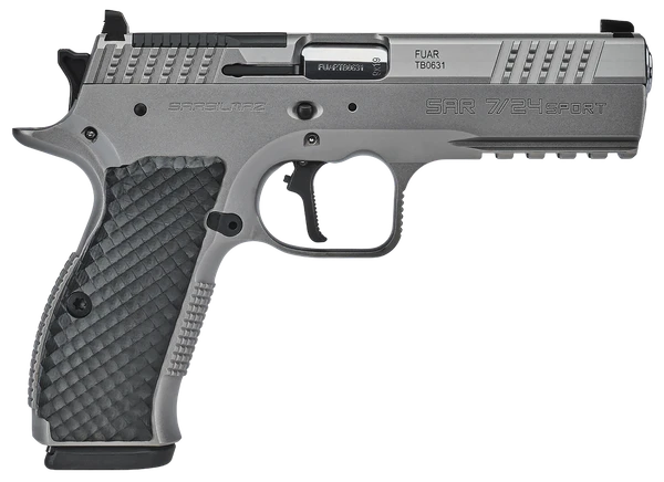 SAR USA SAR7 9 mm, 4.6" Barrel, Optic Ready, 17 rnd - Gray [MPN:SAR7/24SPT]