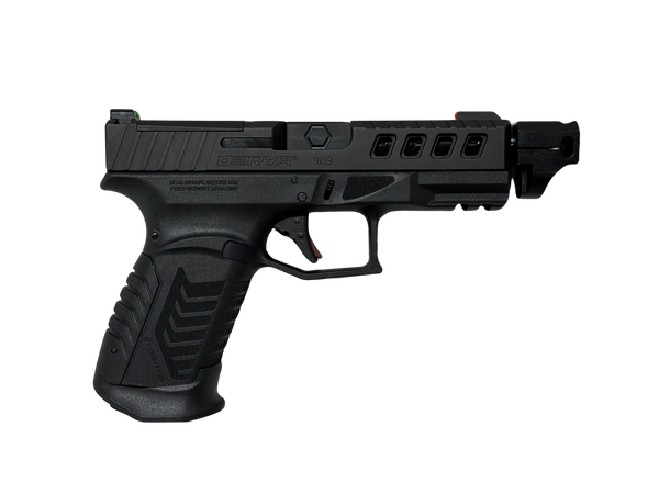 Derya Arms Dy9 Compensated, 9mm, 3.86" Barrel, 10 rd, Optic Ready, Black [MPN: 10L.DY9.COMP.US]