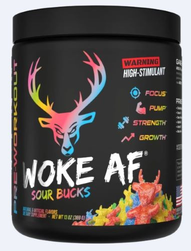 Bucked Up Preworkout Woke Af  Sour Bucks 30 Servings